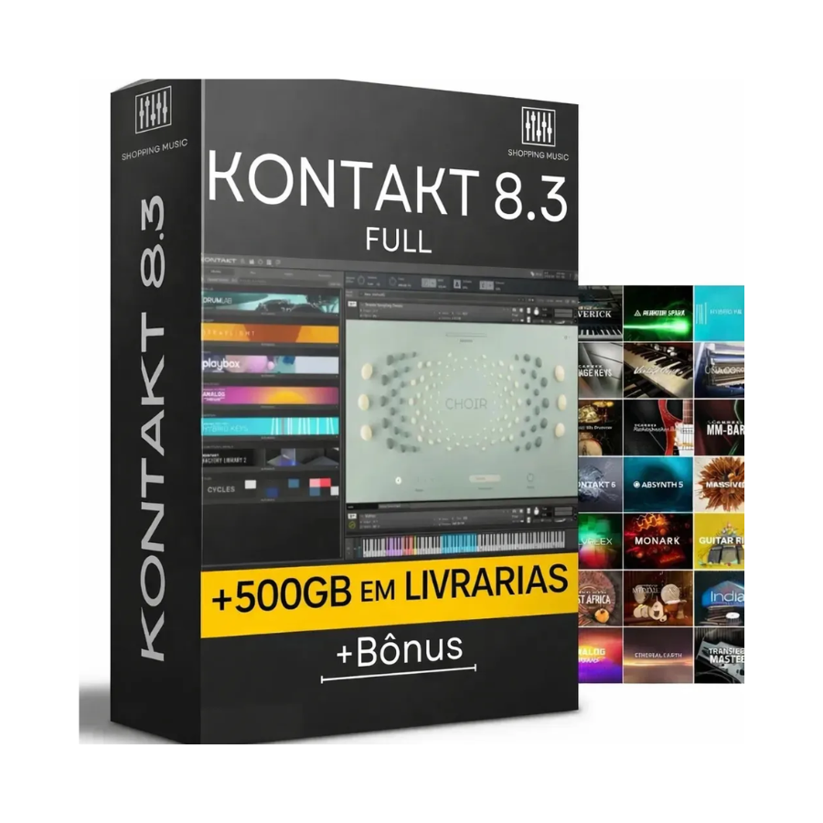 Kontakt 8 Full + Livrarias Adicionais + reaper