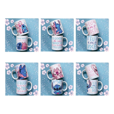 Pack Artes Caneca Stitch E Angel +150 Arquivos