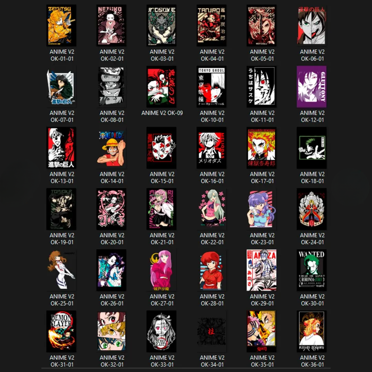 Pacote 1000 Vetores De Anime + Bonus