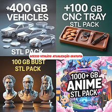 Mega Pack Stl Impressão 3d 2026 100% Atualizado 110tb+ Updates