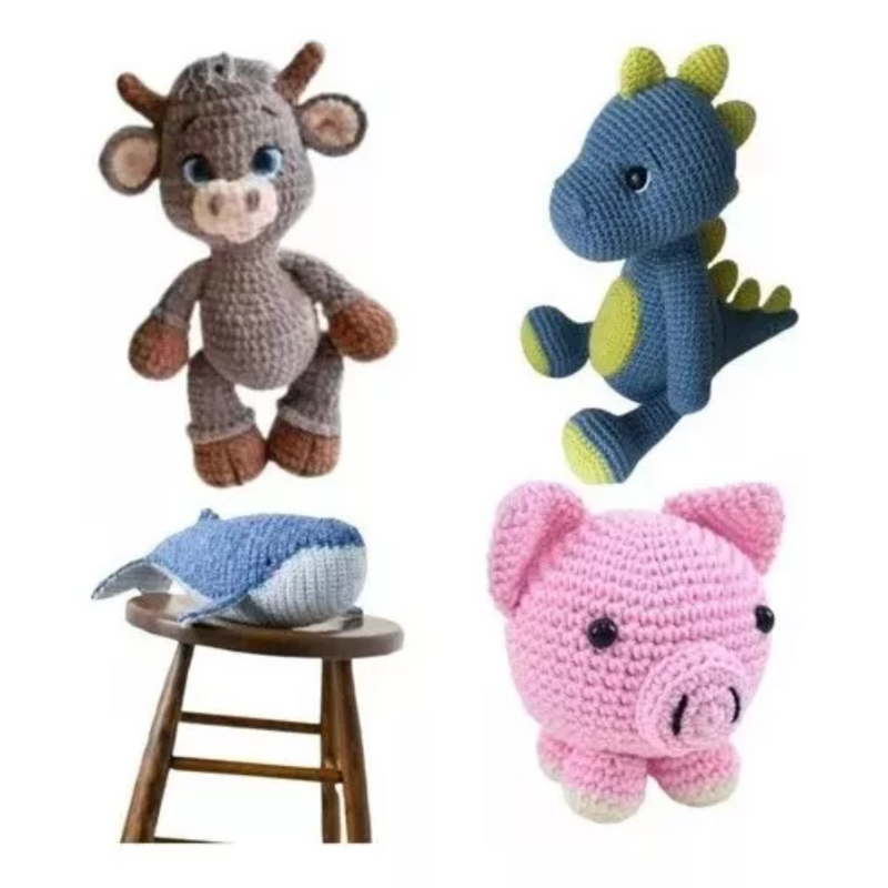 Mega Pack Amigurumi - 8.000 Receitas Arquivos Atualizadas + Bônus