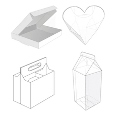 Pack 7949 Arquivos Silhouette Moldes Limpos Caixas Caixinhas Festas Embalagens - Radali Shop