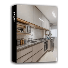 35 Projetos Cozinha Planejada Móveis Plano Corte Fabricar Marcenaria