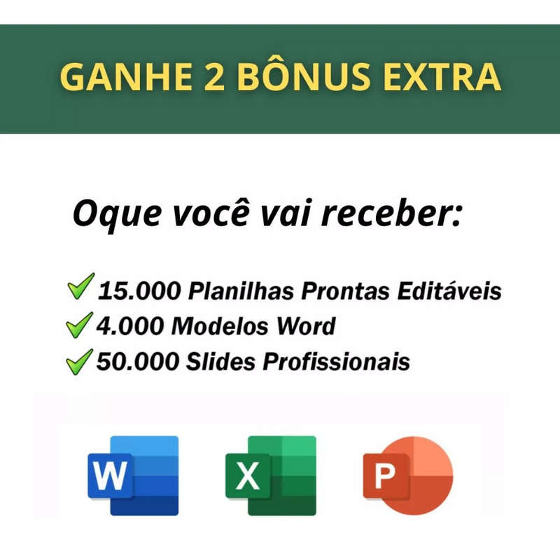 Super Pack + 15.000 Planilhas Excel Prontas Editáveis + Bônus