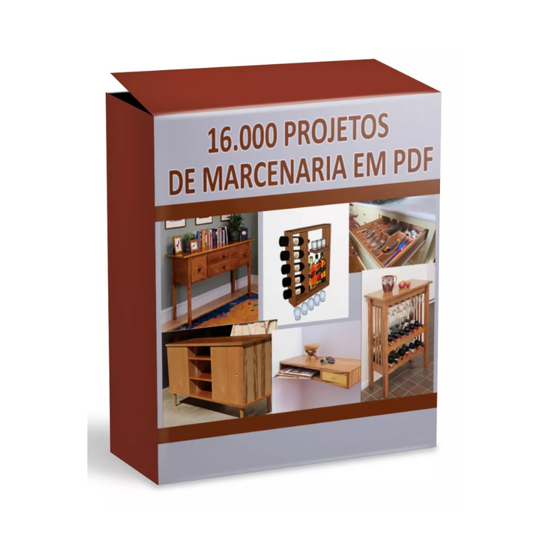 Mega Pack + 16 Mil Projetos Arquivos de Marcenaria