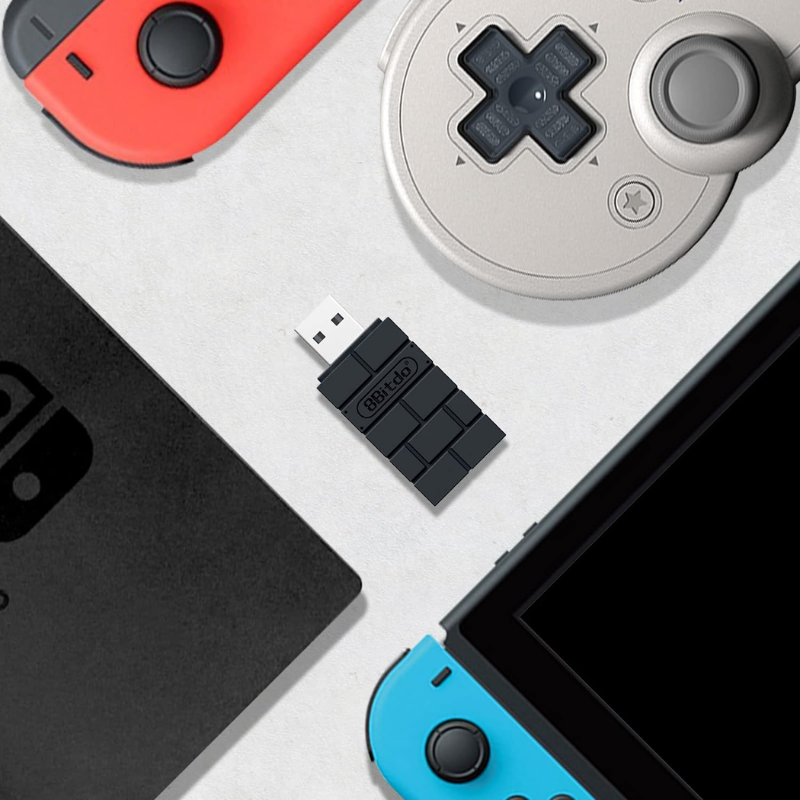 Adaptador 8bitdo USB sem fio Multicontroles Wireless