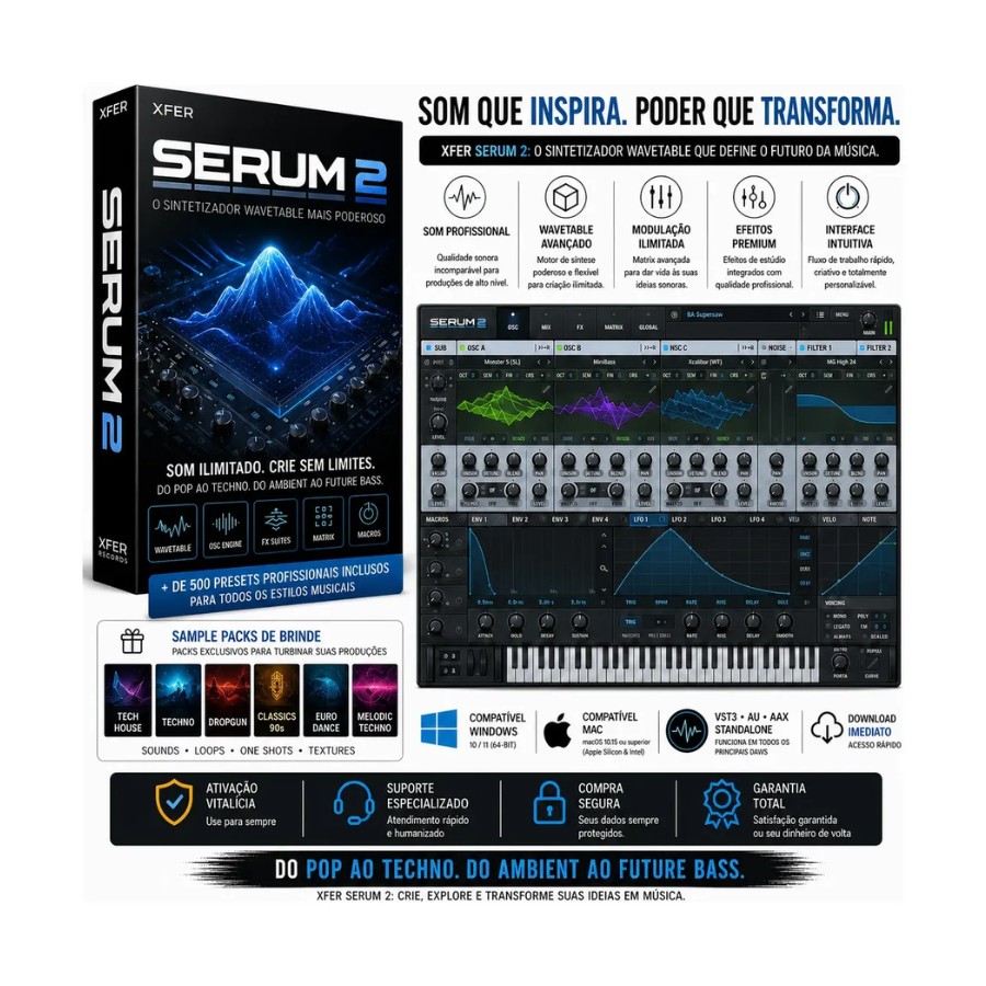 Serum 2 Bundle Full + Sample Pack Tech