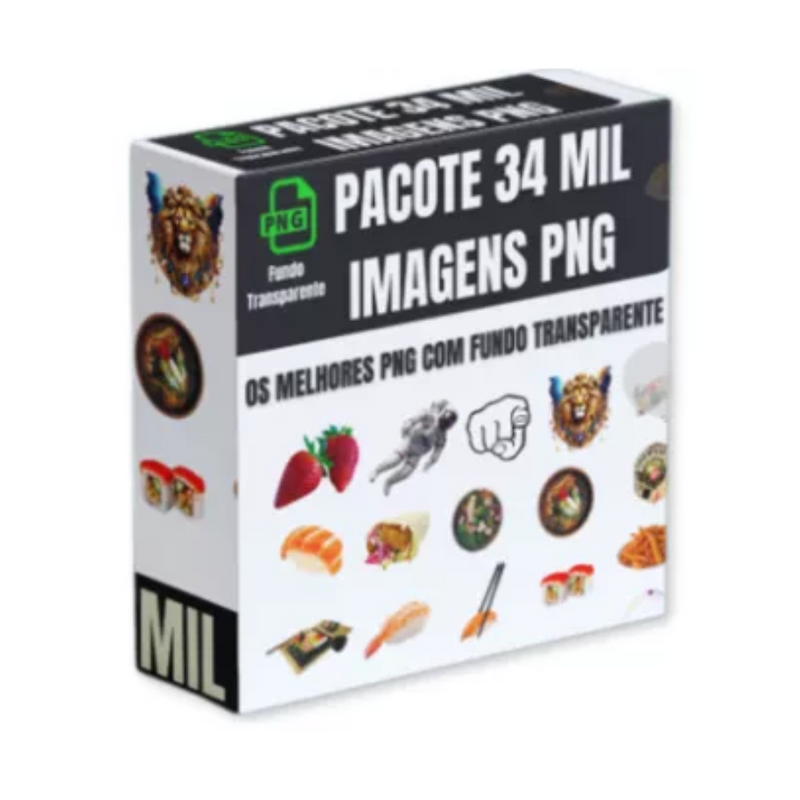 Pack 34 mil imagens PNG - O melhor pacote PNG com fundo transparente