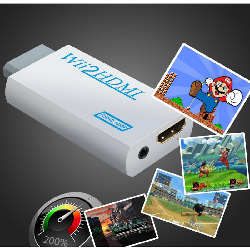 Wii2HDMI Adapter Converter Nintendo Wii To Hdmi Cable Fullhd 1080p