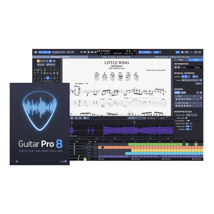 Guitar Pro 8 - Completo (português) + Brindes + Mega Pack Cifras