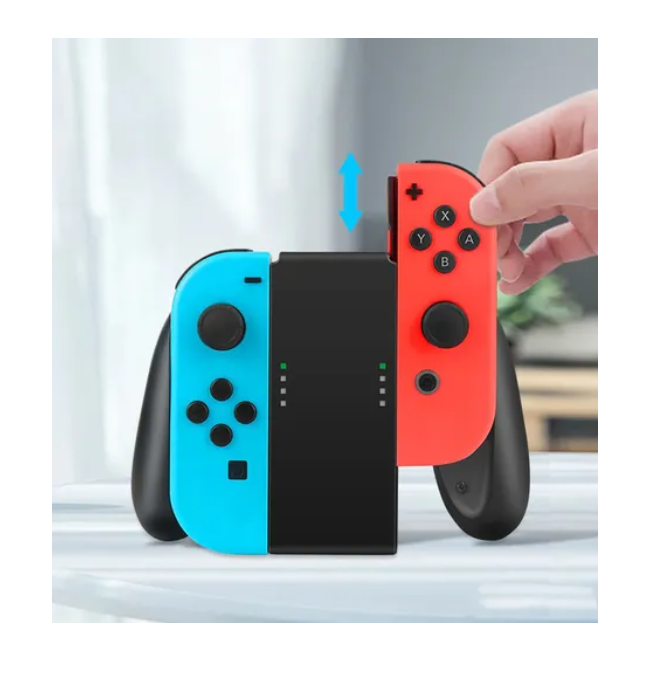 Comfort Grip Suporte Controle Joycon Nintendo Switch Preto