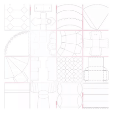 62 Moldes Limpos Caixas Festa Personalizados Caixinhas Presentes Corel - Radali Shop