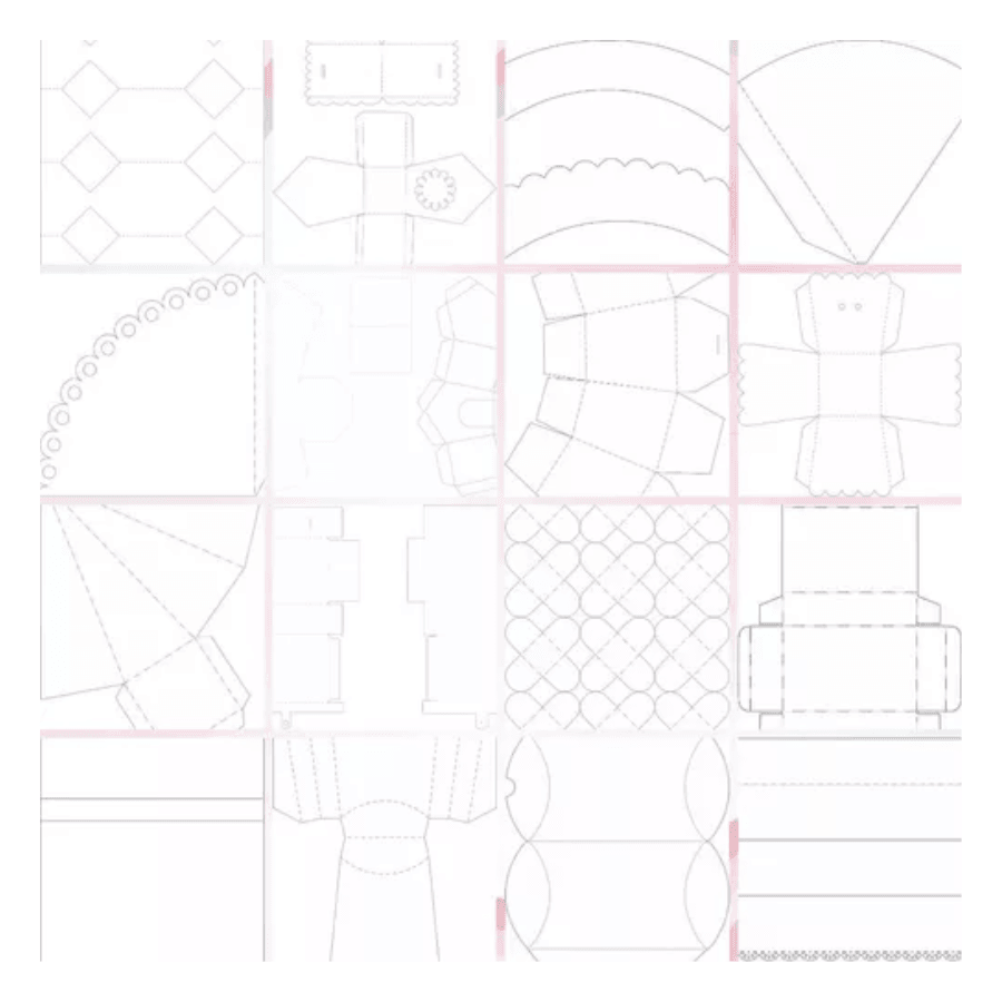 62 Moldes Limpos Caixas Festa Personalizados Caixinhas Presentes Corel - Radali Shop