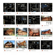 245mil Projetos Autocad Casas Prontos - Planta Baixa Engenharia Civil Dwg - Radali Shop