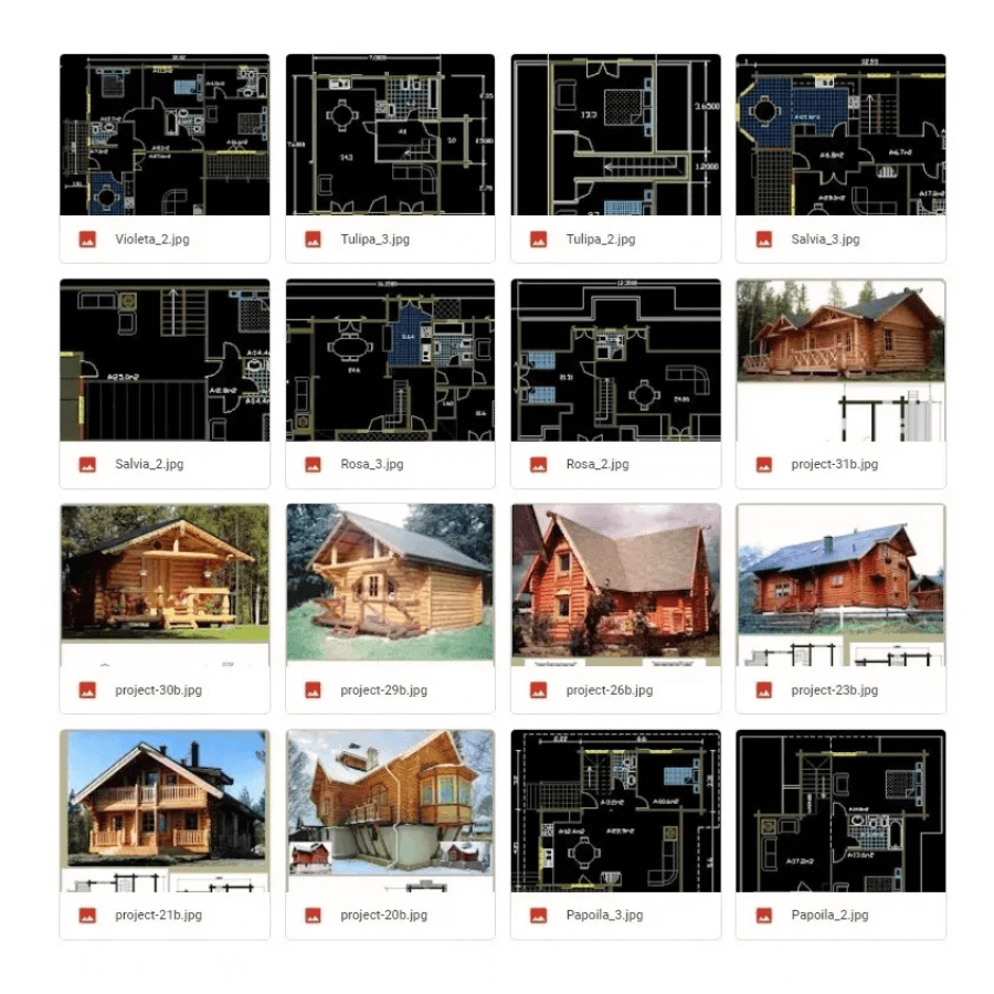 245mil Projetos Autocad Casas Prontos - Planta Baixa Engenharia Civil Dwg - Radali Shop