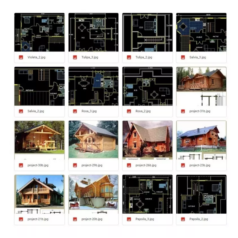 245mil Projetos Autocad Casas Prontos - Planta Baixa Engenharia Civil Dwg Rvt Skp