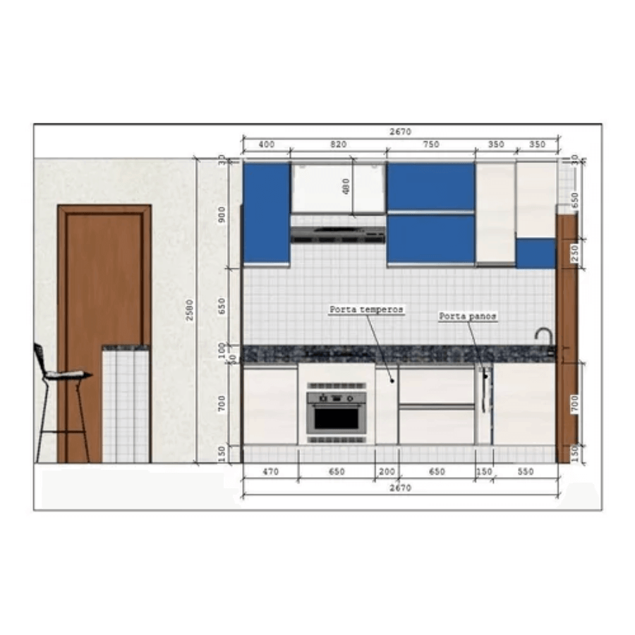 35 Projetos Cozinha Planejada Móveis Plano Corte Fabricar Marcenaria - Radali Shop
