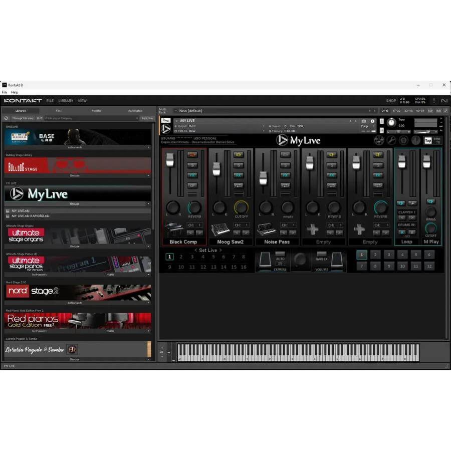 Kontakt 8 Full + Livrarias Adicionais + reaper