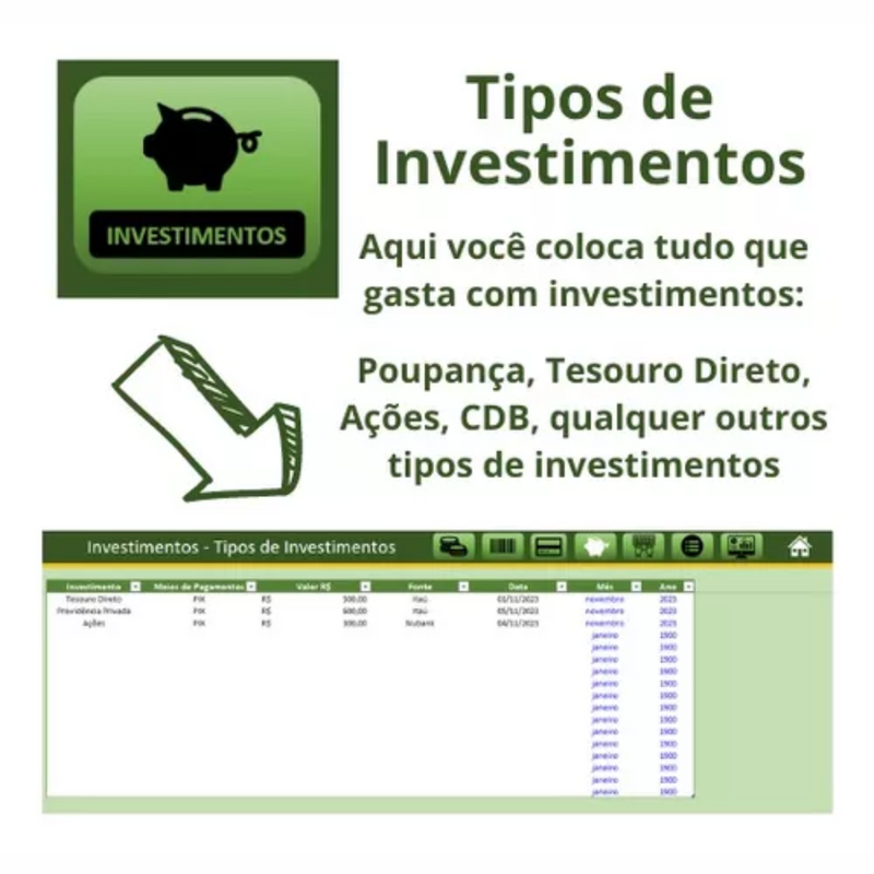 Hoja de cálculo de control financiero personal Gastos mensuales diarios