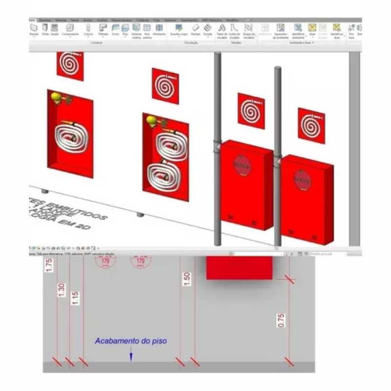 Revit Template Ppci Bombeiros Incêndio Spda Dynamo Orientação