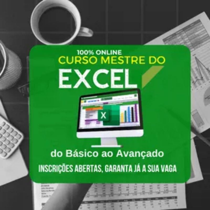 Curso Online de Excel Mestre do Basico ao Avançado