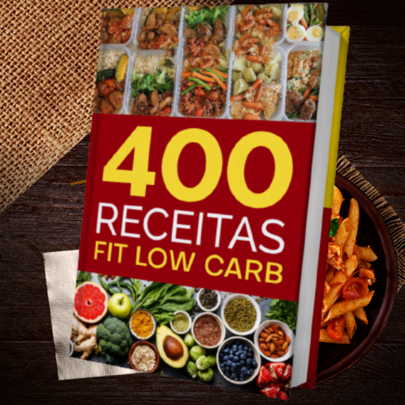 400 Receitas Fit Low Carb para Emagrecer Rápido com Cardapio Marmita Fitness