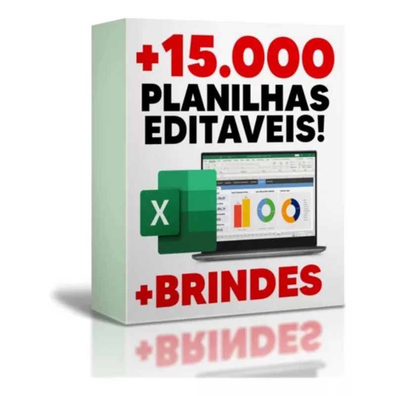 Super Pack + 15.000 Planilhas Excel Prontas Editáveis + Bônus