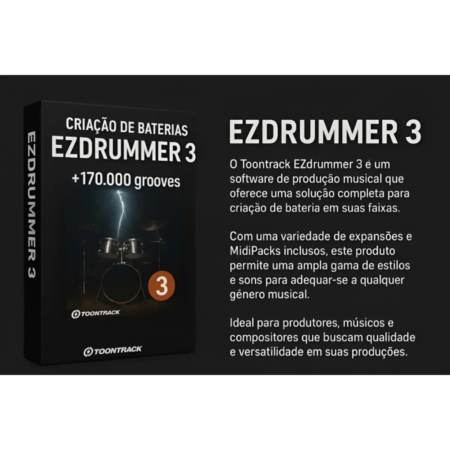 Ezdrummer 3 Completo Plugin Bateria Vst 70 Kits Pro