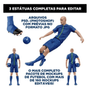Pack De Mockups De Futebol +160 Arquivos Editáveis