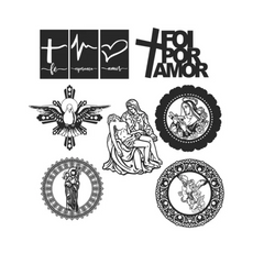 Pack Vetores Religiosos Artes Cnc Arquivos Corte Laser
