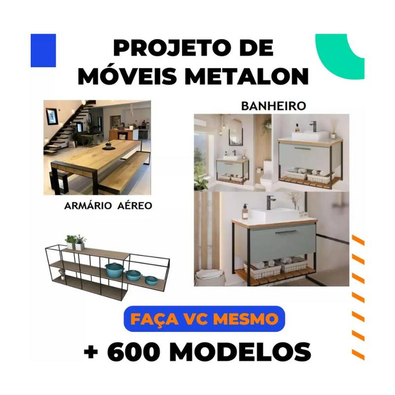 +600 Projetos Móveis Metalon Em Arquivos Pdf