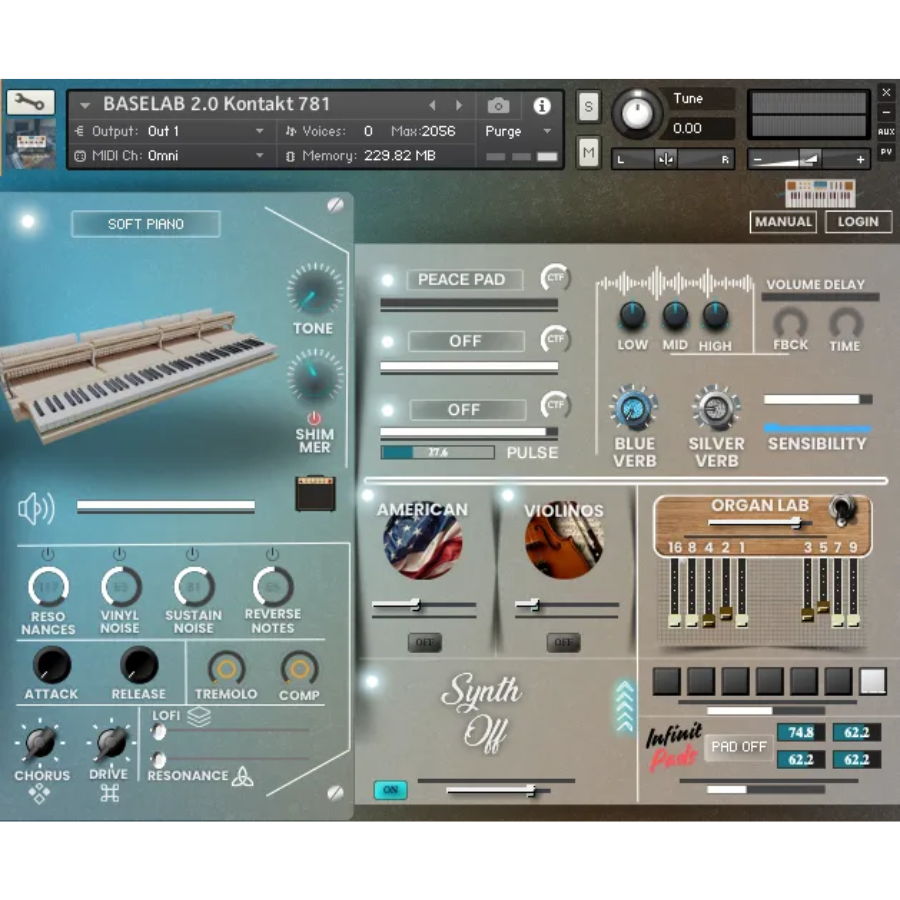 Ultimate Stage Pianos+ Base Lab 2.2+ Grace Stage + Kontakt 8