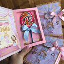 Molde Limpo Caixa Convite Pirulito Arquivo Silhouette E Png - Radali Shop