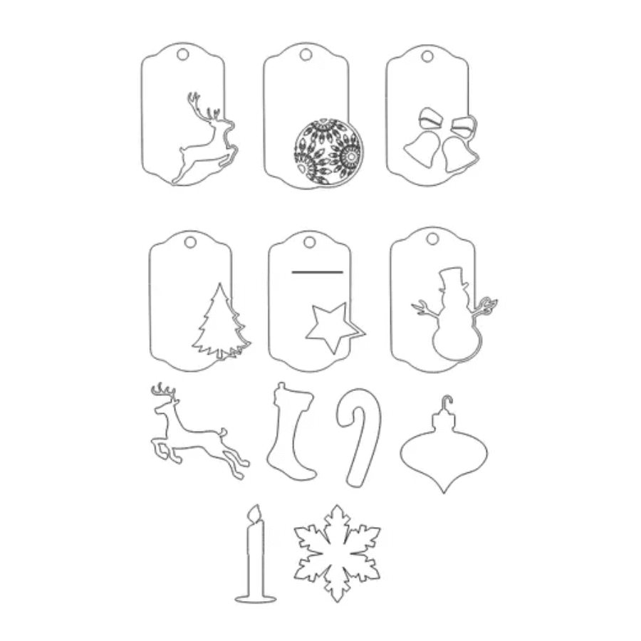Pack +500 Vetores Natal Guirlanda Enfeites Corte Cnc Arquivos Vetor Dxf Cdr Cnc Mdf - Radali Shop