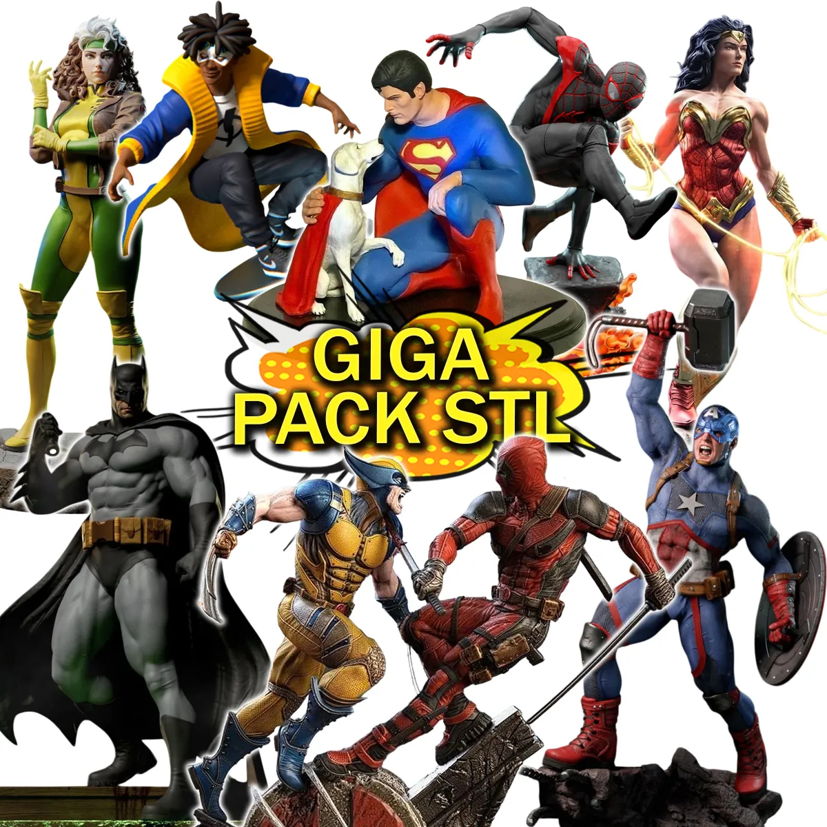 Giga Pack Stl Impressão 3d + Atualizações Semanais