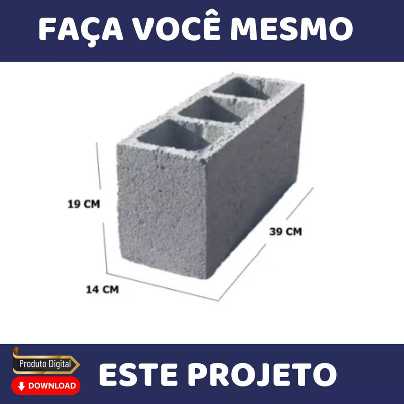 4 Projetos Maquina De Fazer Blocos Cimento Concreto Poedeira