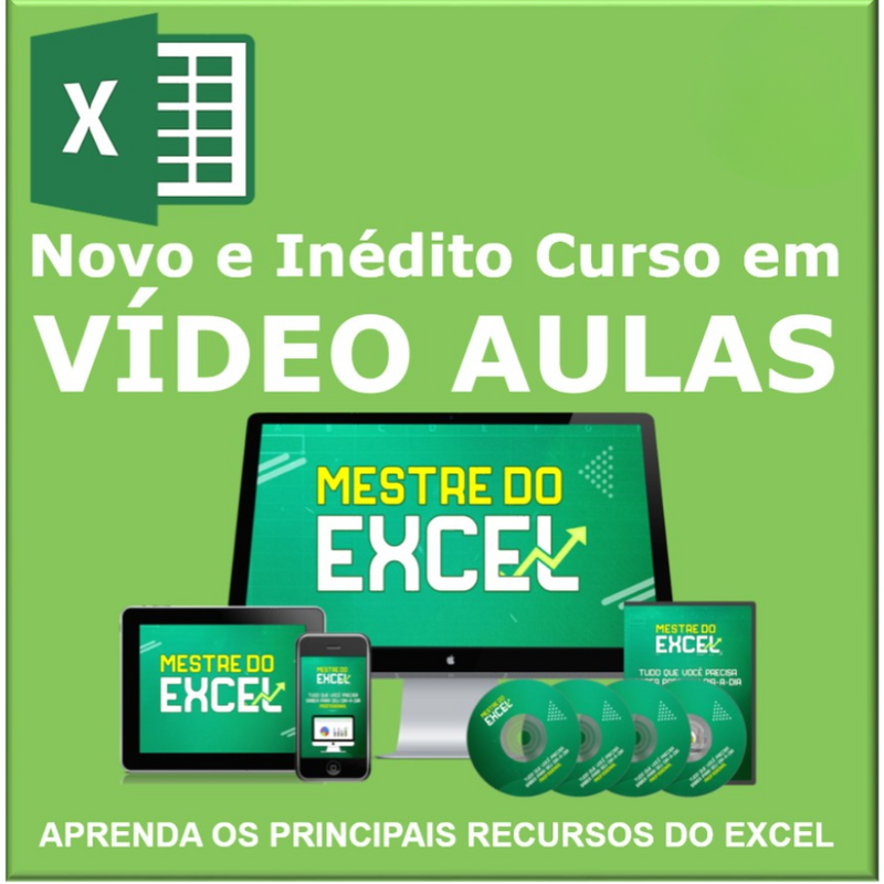 Curso Online de Excel Mestre do Basico ao Avançado