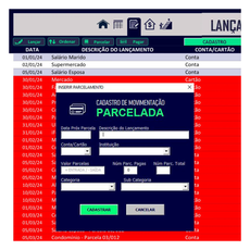 Planilha Controle Planejamento Financeiro de Gastos Excel
