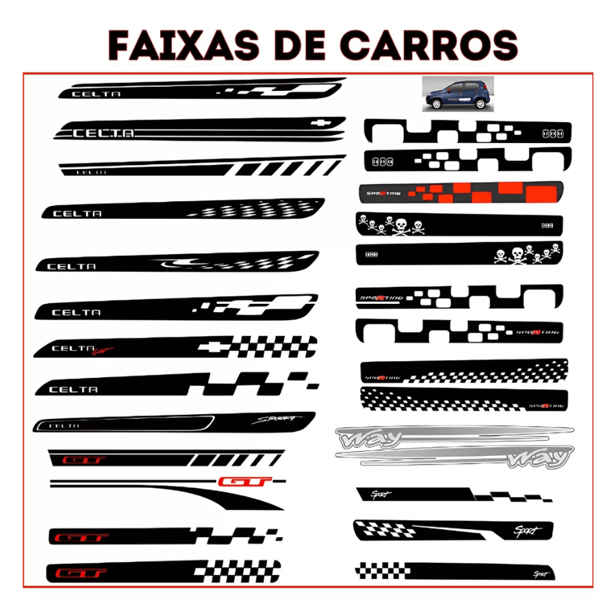 Pack Adesivos Vetores Motocicletas Motos Veículos Arquivos Cdr Pdf - Radali Shop