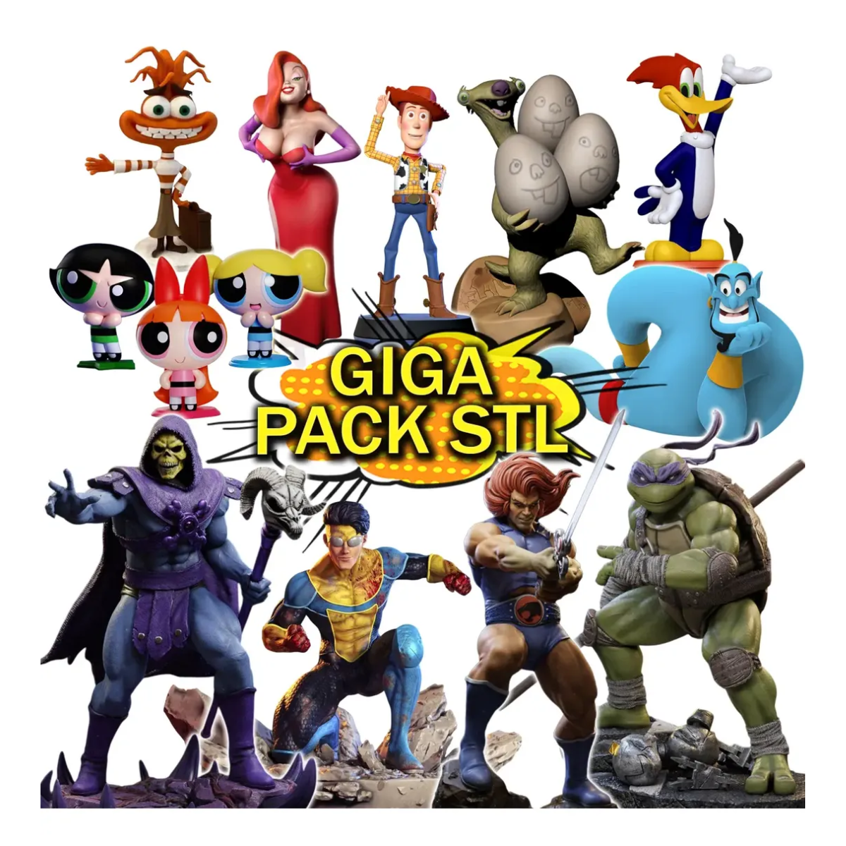Giga Pack Stl Impressão 3d + Atualizações Semanais