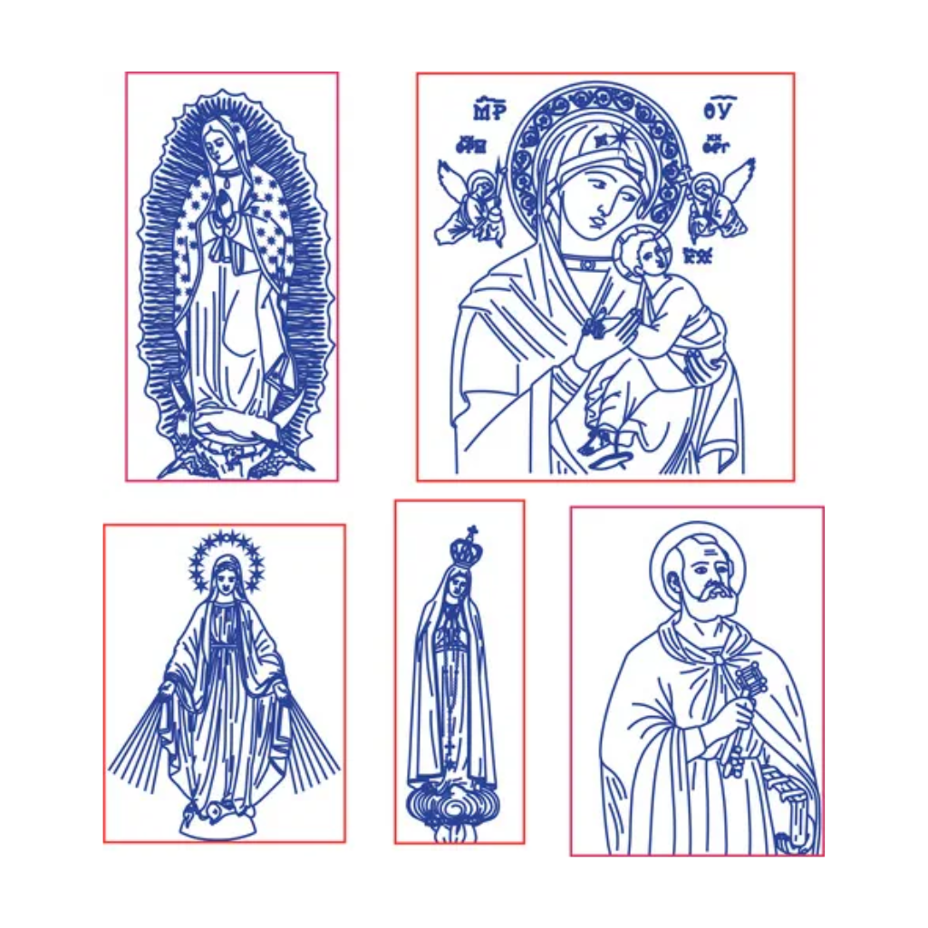 Pack Vetores Religiosos Artes Cnc Arquivos Corte Laser