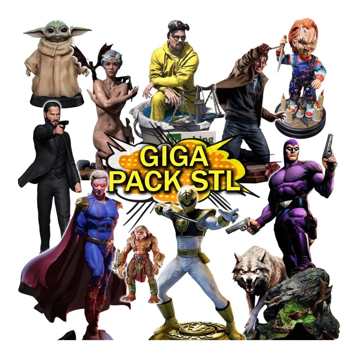Giga Pack Stl Impressão 3d + Atualizações Semanais