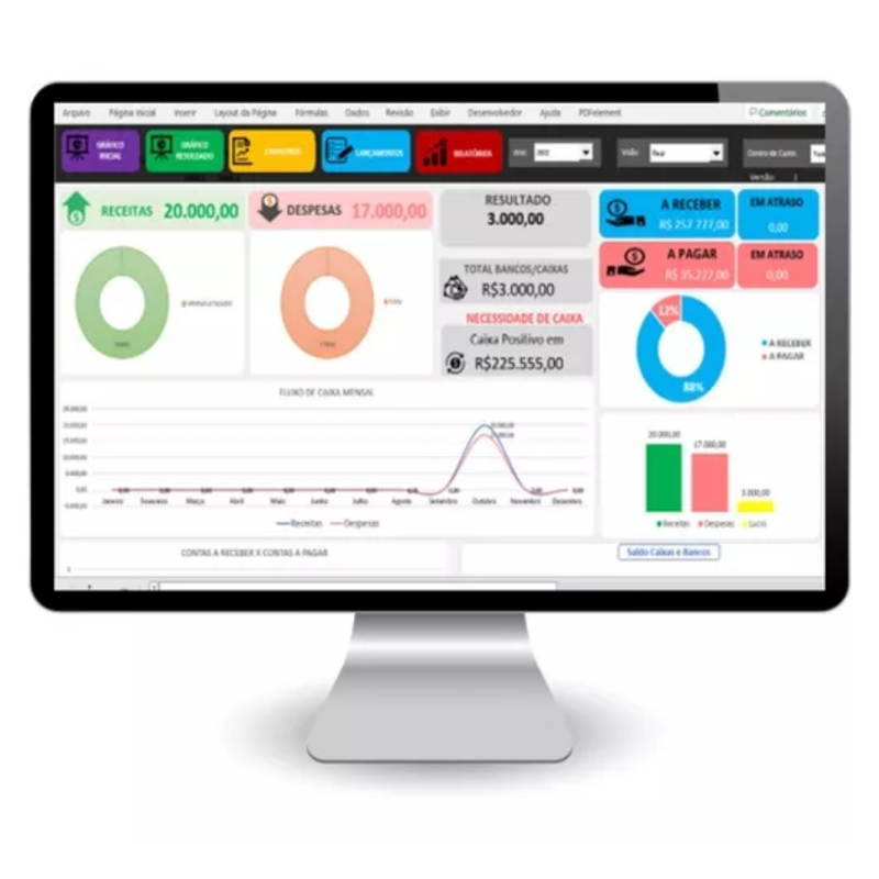 180 Dashboard + 26 Melhores Vba + 7400 Planilhas Excel