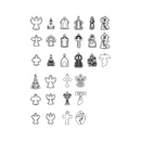 Pack Artes Cnc Mach3 Aspire Artcan Vetores Religioso Arquivos Corte Laser