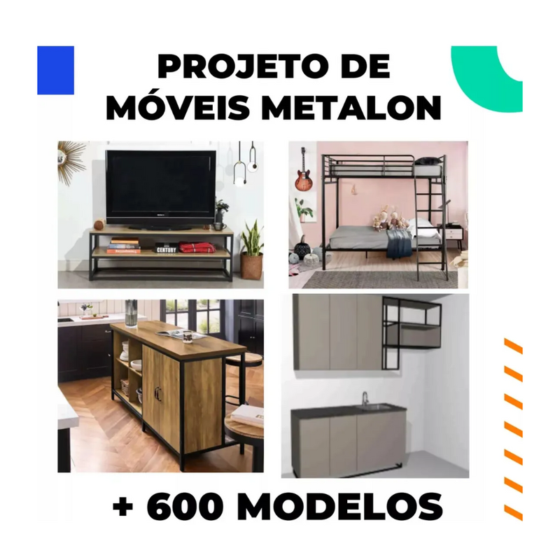 +600 Projetos Móveis Metalon Em Arquivos Pdf