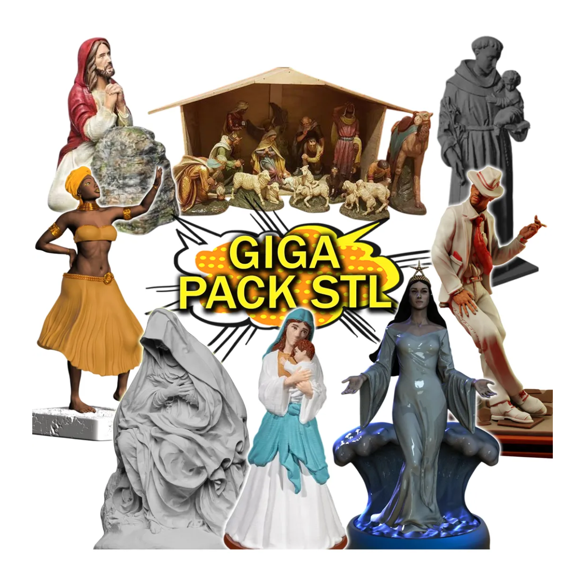 Giga Pack Stl Impressão 3d + Atualizações Semanais