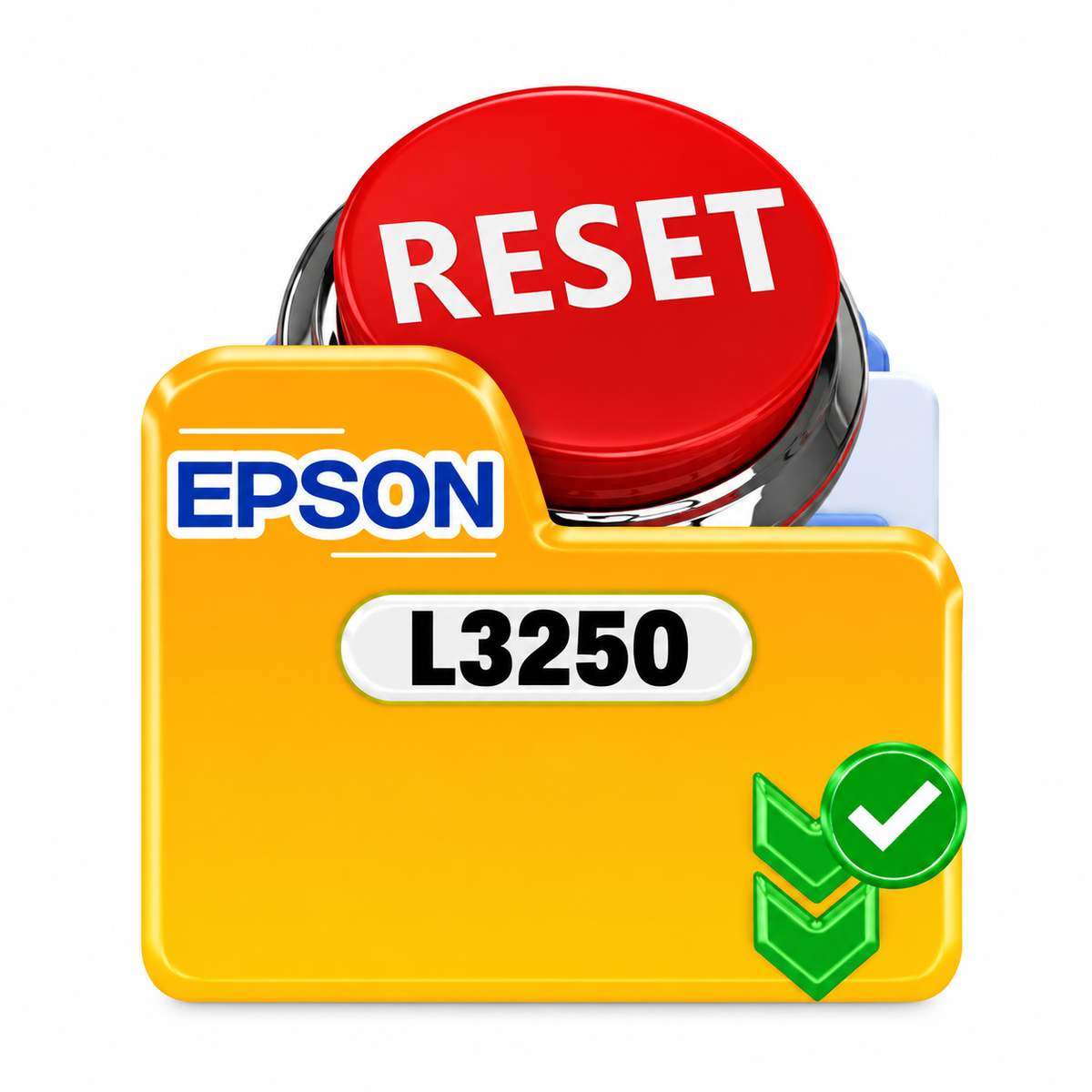 Reset Epson L3250 para contador de almofada Impressora