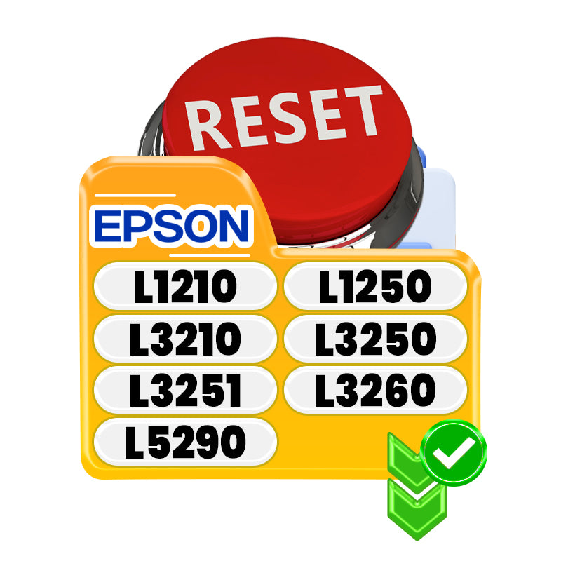 Reset L3250 L3210 L5290 L1210 Epson erro contador almofada Impressora