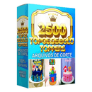 Pack + 2500 Topos De Bolo Arquivos de Corte Digitais Vários Temas - Radali Shop