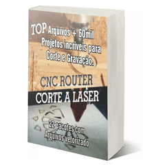 60mil arquivos Corte Laser Mais Cnc Router Plasma Vetor Artes Mdf Acrílico